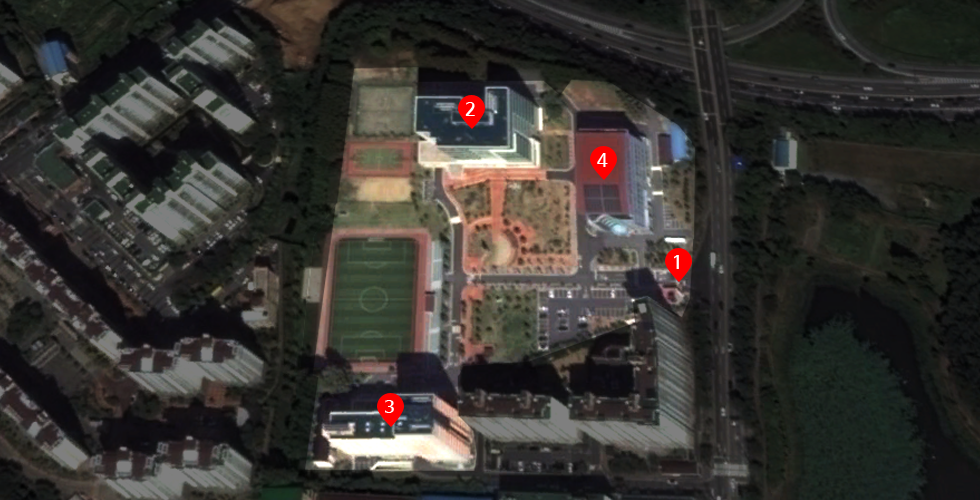 한국폴리텍대학 광주1캠퍼스 지도