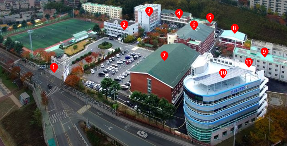 한국폴리텍대학 울산캠퍼스 지도