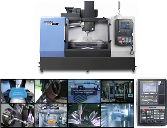 지능형 5축가공기/ DNM 5700l /1050*570*510(mm), 15000rpm/두산공작기계