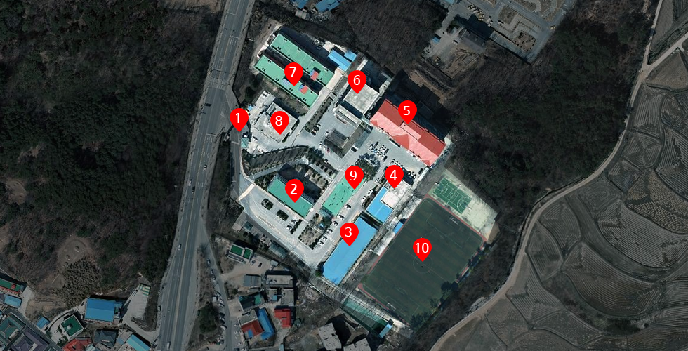 한국폴리텍대학 홍성캠퍼스 지도